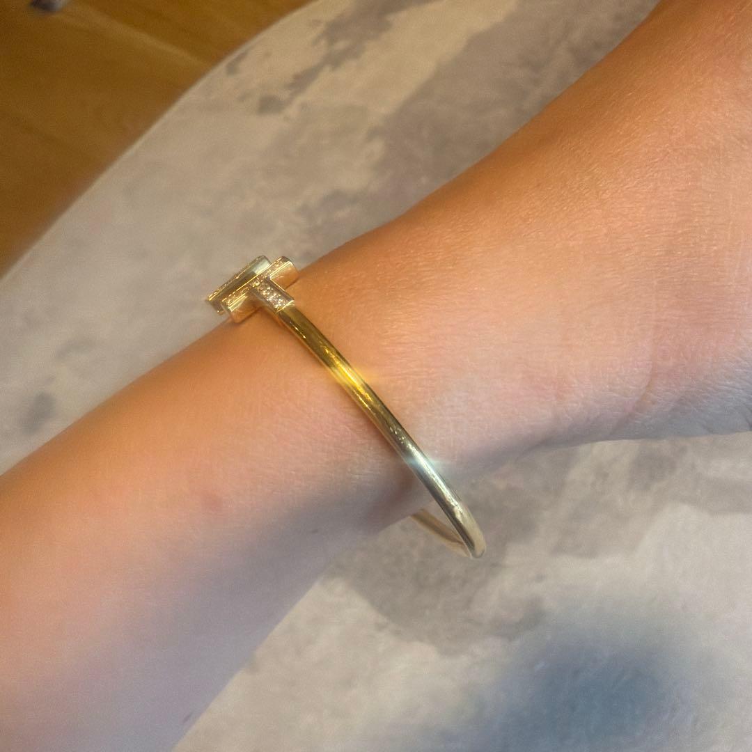 最終価格！ティファニーT ダイヤバングル