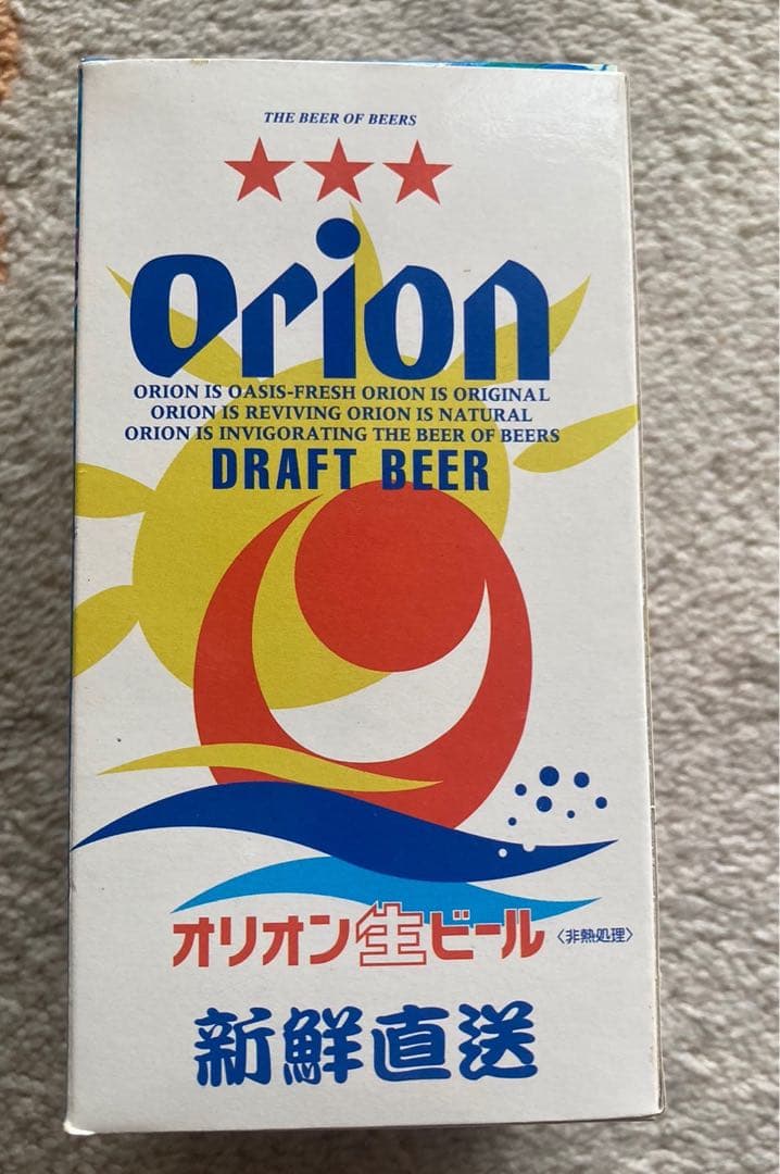 カメラ！　沖縄オリオンビール缶　フイルムフラッシュ付きカメラ