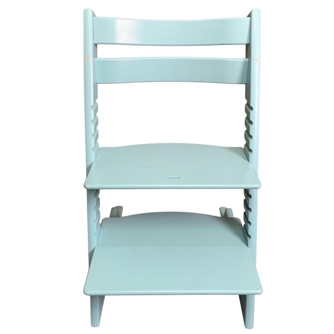 STOKKE TRIPP TRAPP No.6 廃盤色アクアブルー ベビーチェア