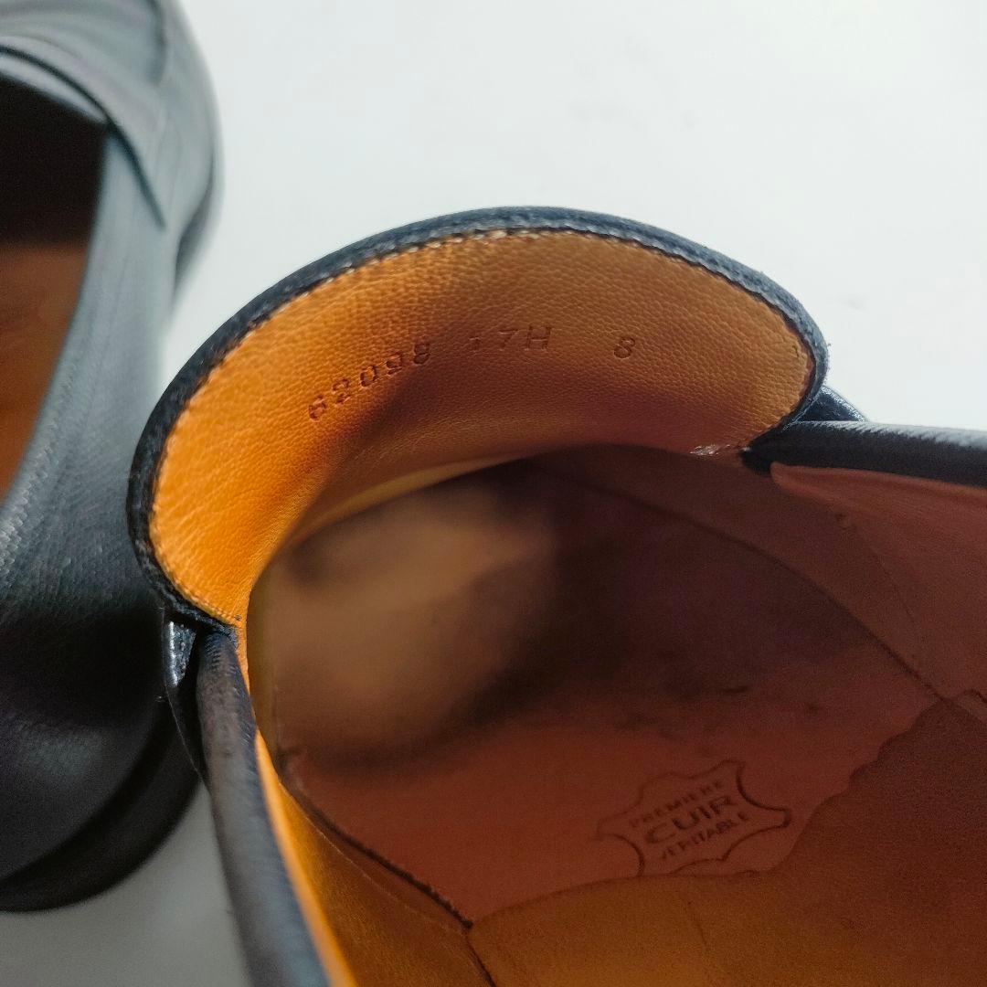 Paraboot アドニス ADONIS シボ革 箱付 ネイビー 8