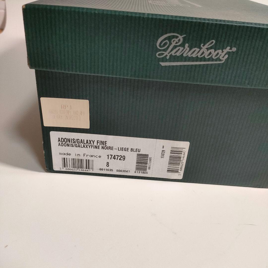 Paraboot アドニス ADONIS シボ革 箱付 ネイビー 8