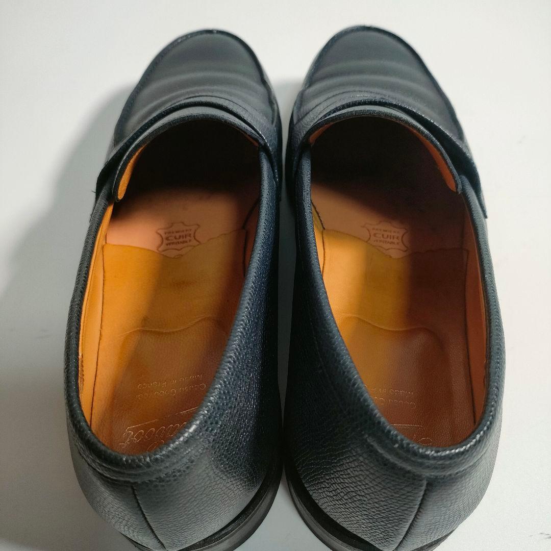 Paraboot アドニス ADONIS シボ革 箱付 ネイビー 8