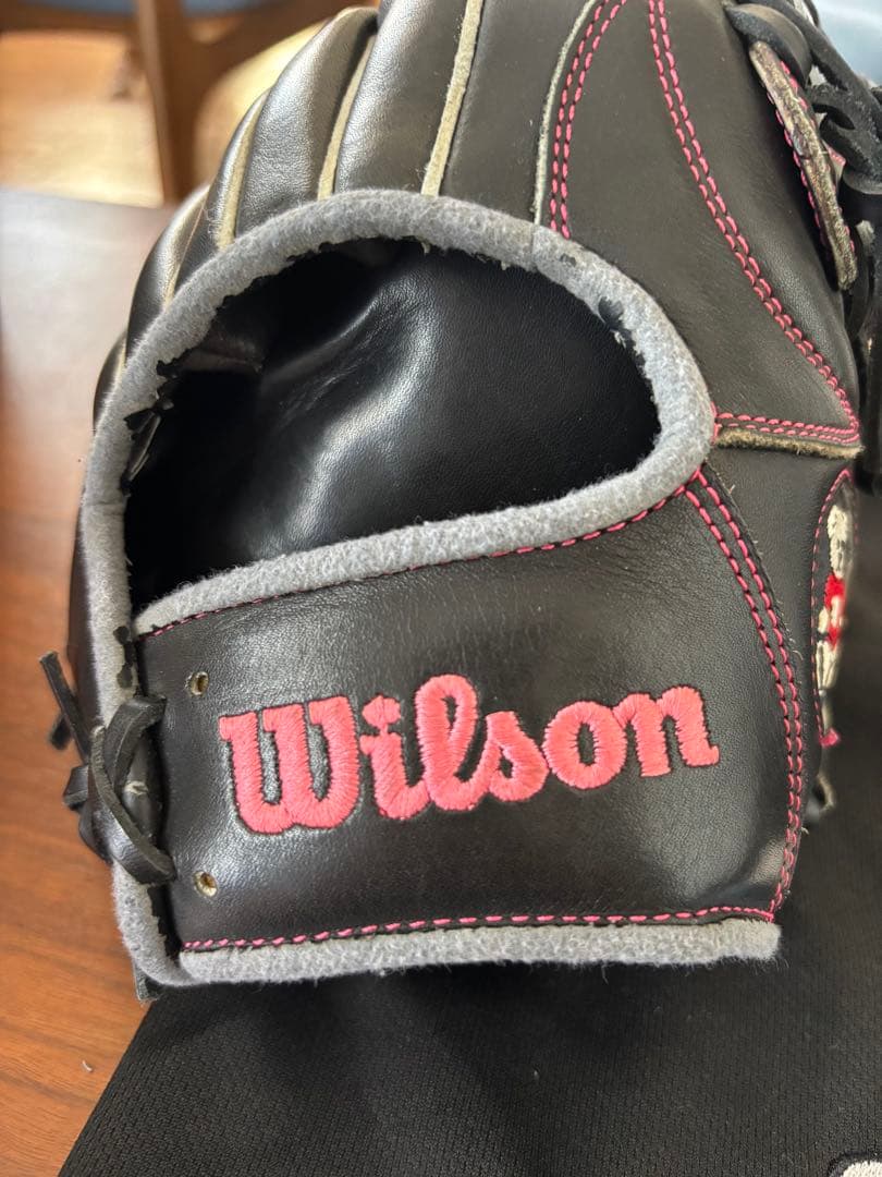 限定値下げ Wilson ウィルソンベア　軟式・ソフトボールグラブ　グラブ袋付