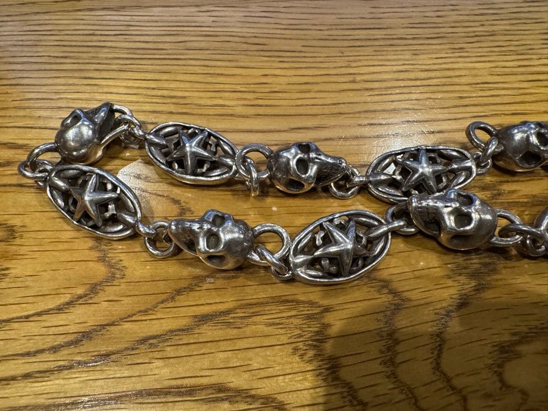 A&Gウォレットチェーン　スカルデザイン ウォレットチェーン