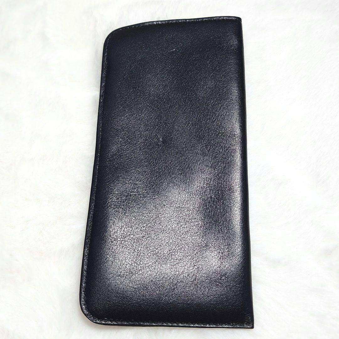 シャネル　メガネケース　ラムスキン　レザー　ＣＣマーク 黒