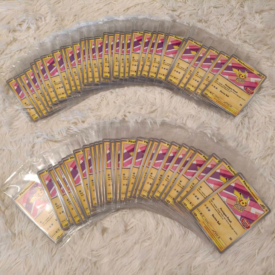 【70枚まとめ売り】 未開封 バティックシャツ ピカチュウ インドネシア