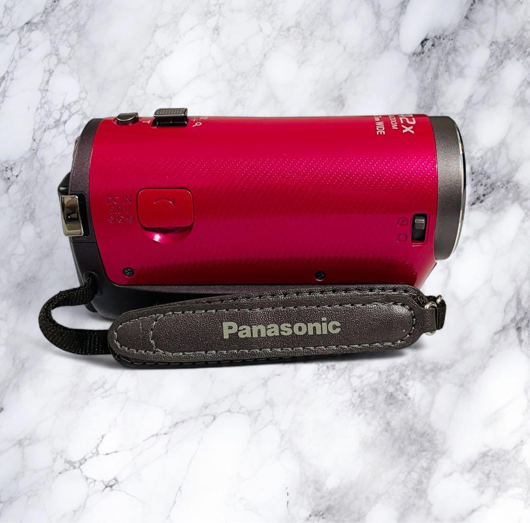 Panasonic HDC-TM45 ビデオカメラ ピンク色 バッテリー2個付