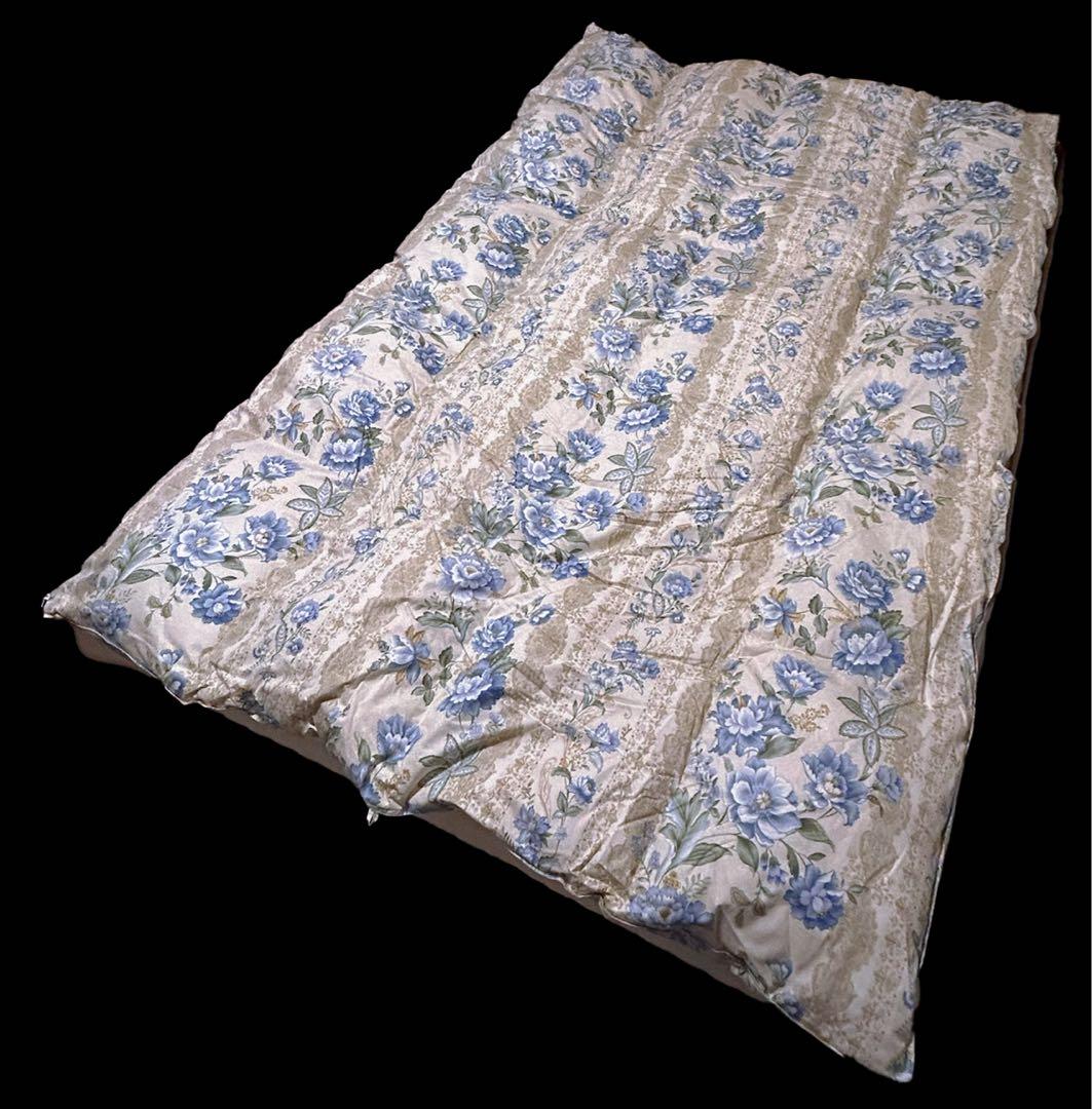 未使用 日本製 羽毛掛けふとん シングルロング