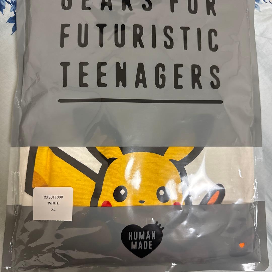 ヒューマンメイド ポケモン ピカチュウ Tシャツ 渋谷パルコ 限定カラー 白