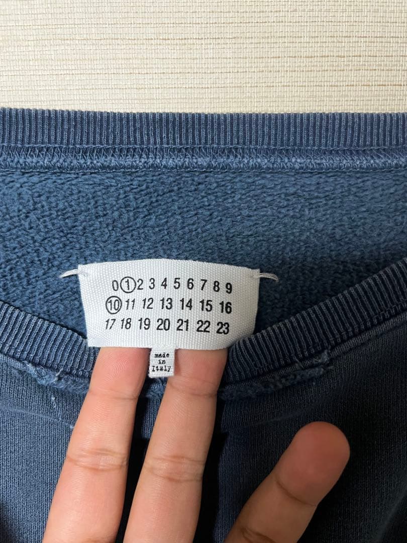 Maison Margiela - オーバーダイ ロゴ スウェット