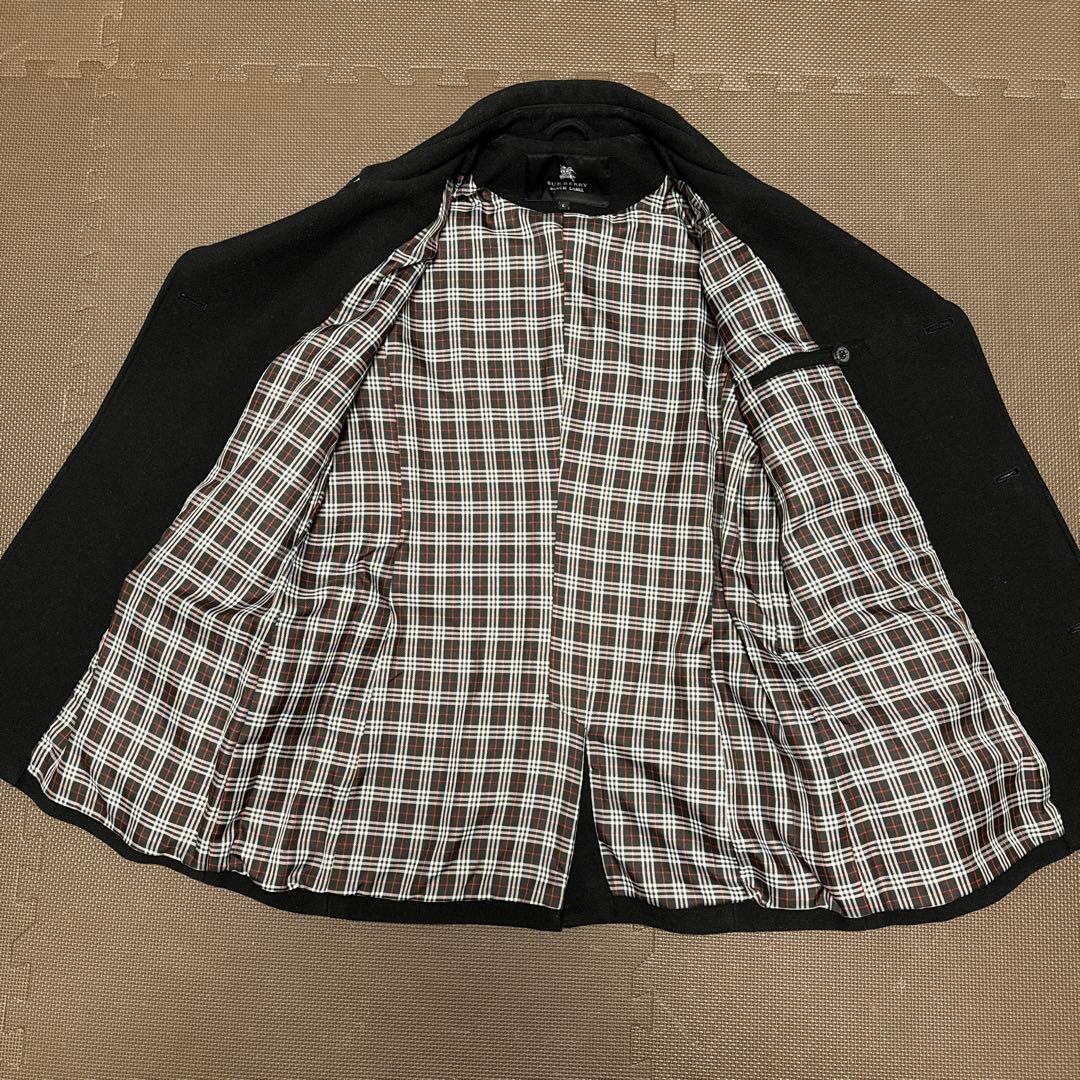 Burberry ブラックレーベルピーコート 黒