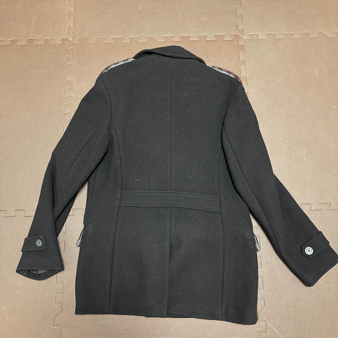 Burberry ブラックレーベルピーコート 黒