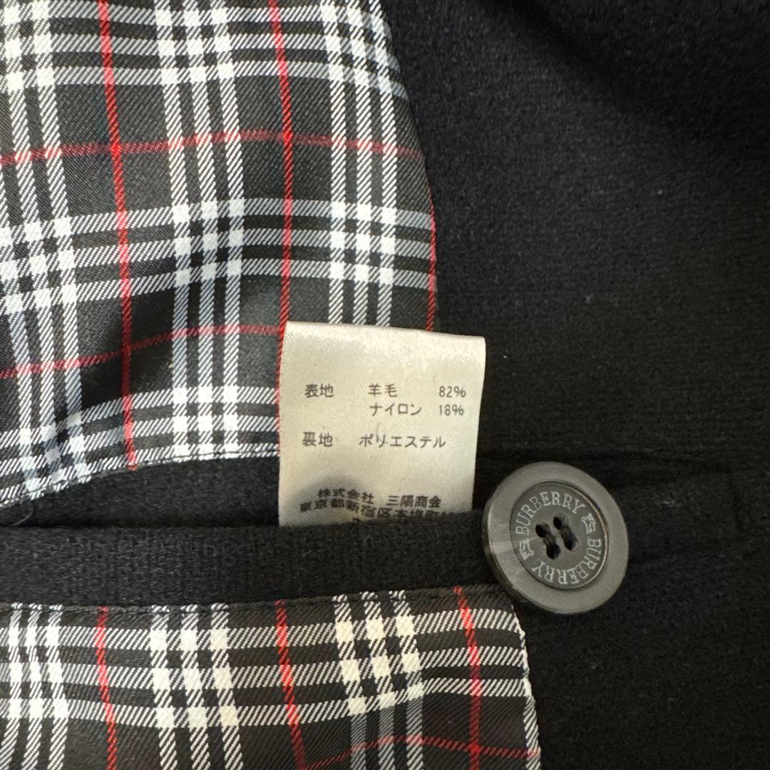Burberry ブラックレーベルピーコート 黒