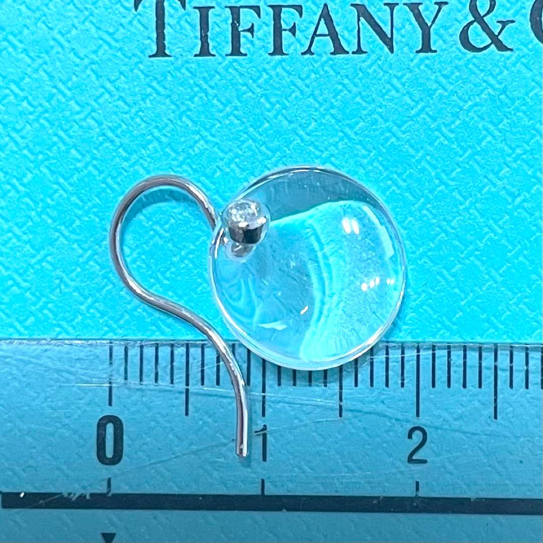 ティファニー ロッククリスタル ダイヤモンド ピアス プラチナ PT950 片方