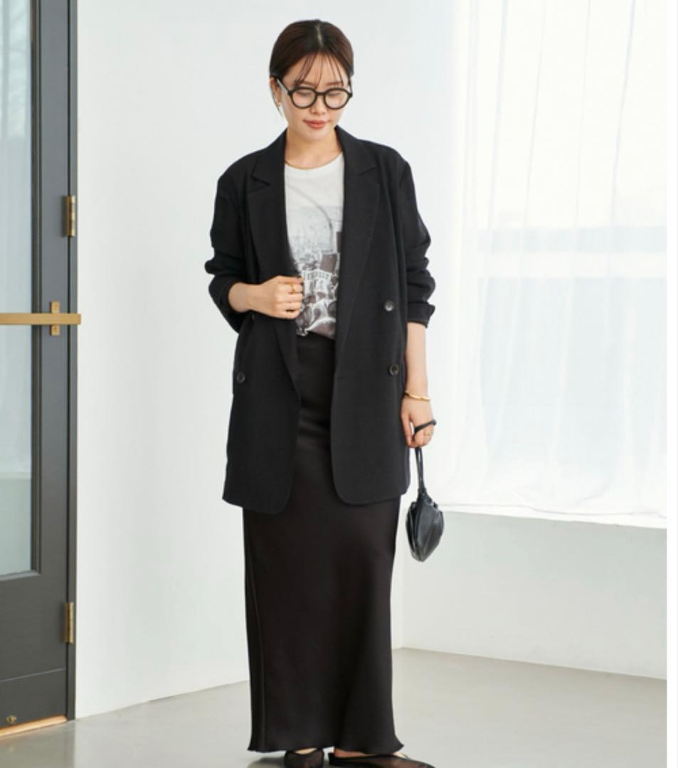 極美品　プラージュ　R’IAM AIR ジャケット　黒　38 ダブル　ブレザー