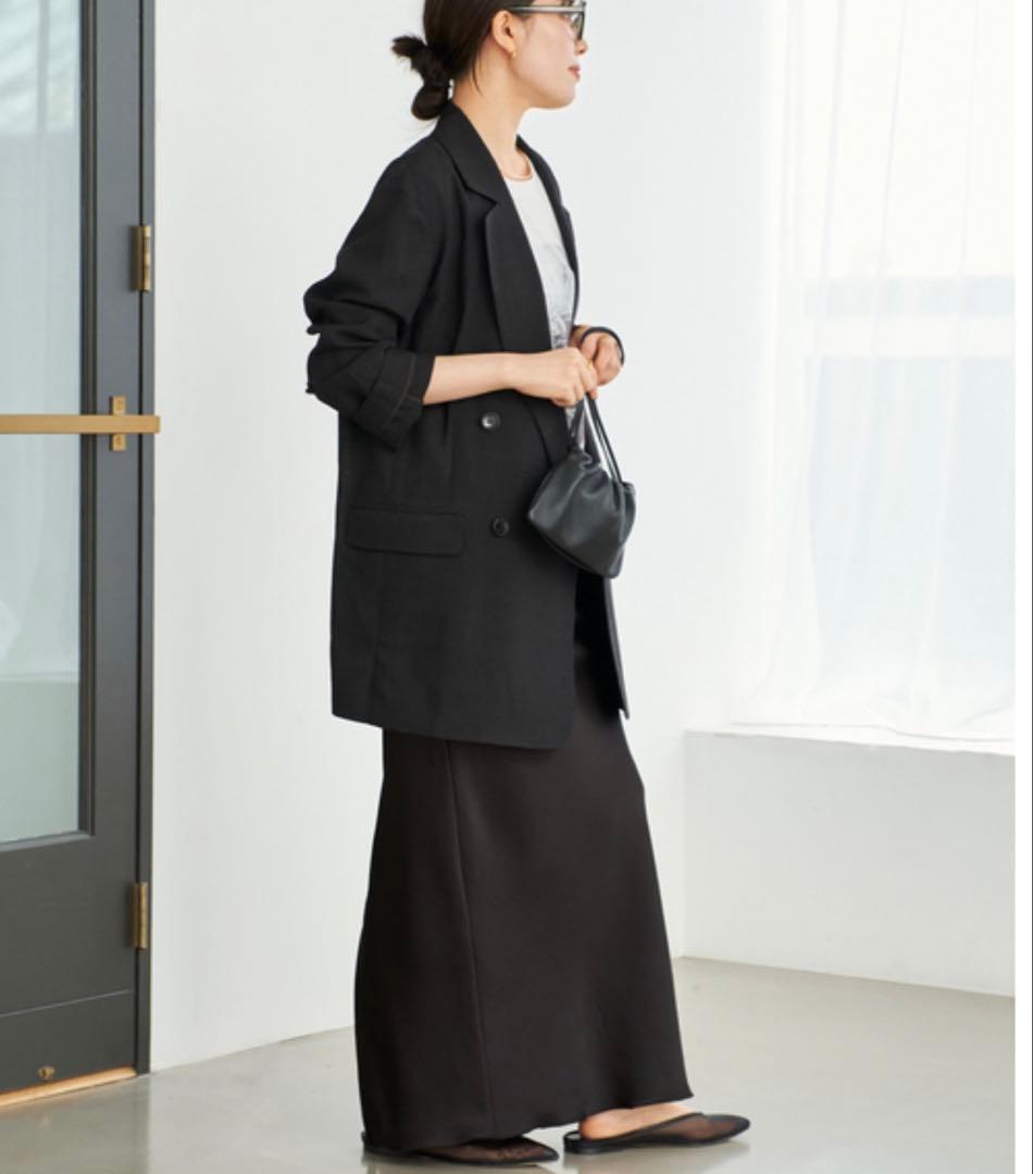 極美品　プラージュ　R’IAM AIR ジャケット　黒　38 ダブル　ブレザー