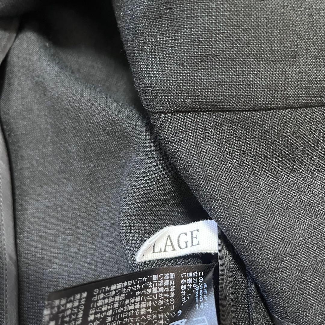 極美品　プラージュ　R’IAM AIR ジャケット　黒　38 ダブル　ブレザー