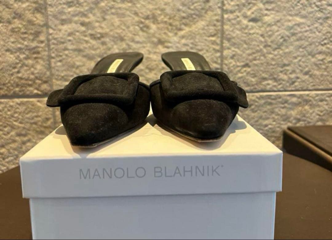 マノロブラニク　メイセール　ブラック 39サイズ