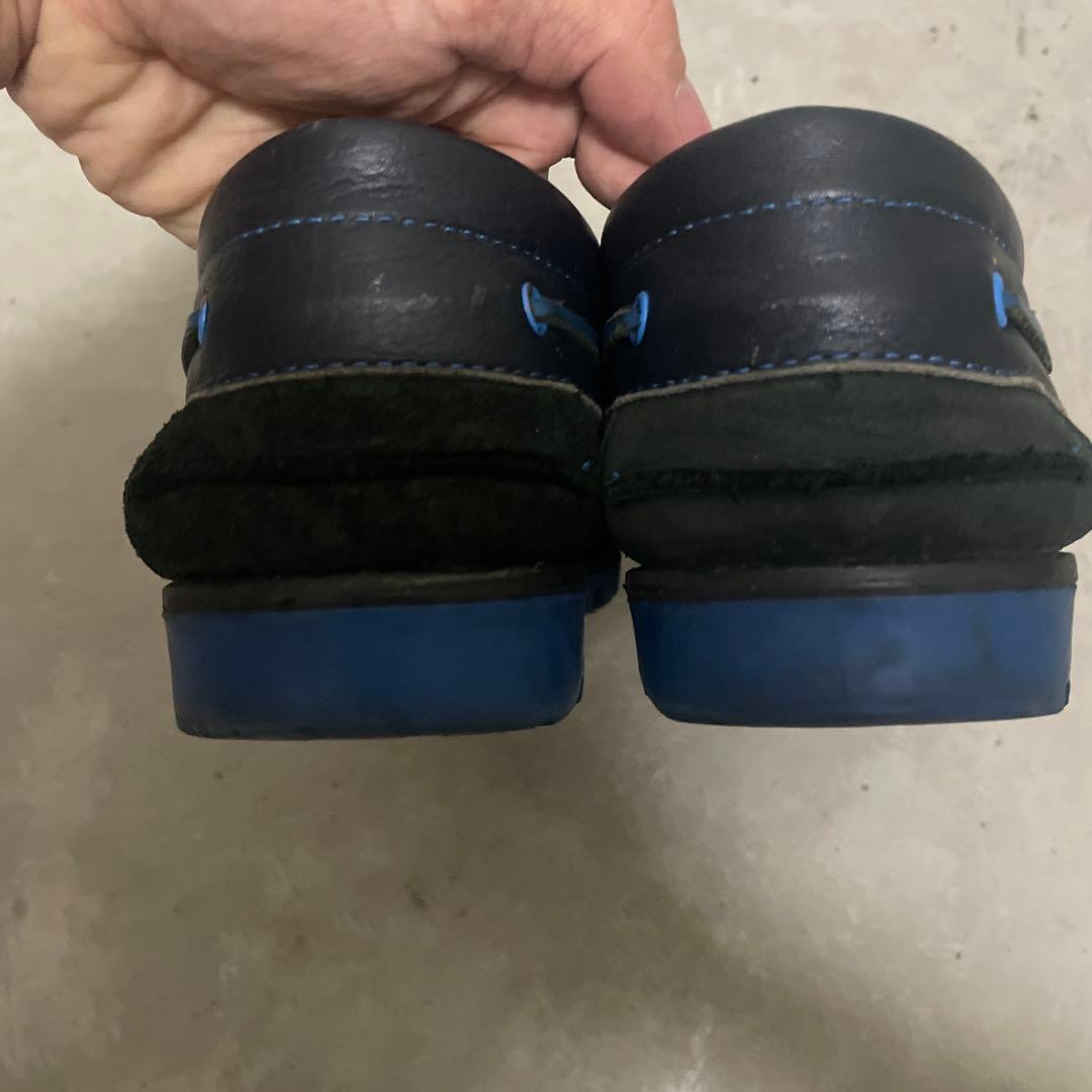 Timberland デッキシューズ 黒/青　3eye