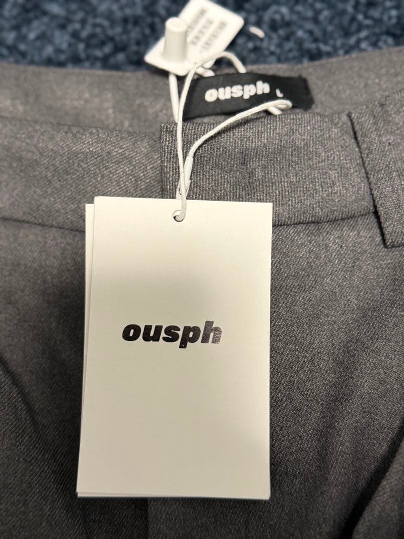 ousph ツータックスラックス　グレー