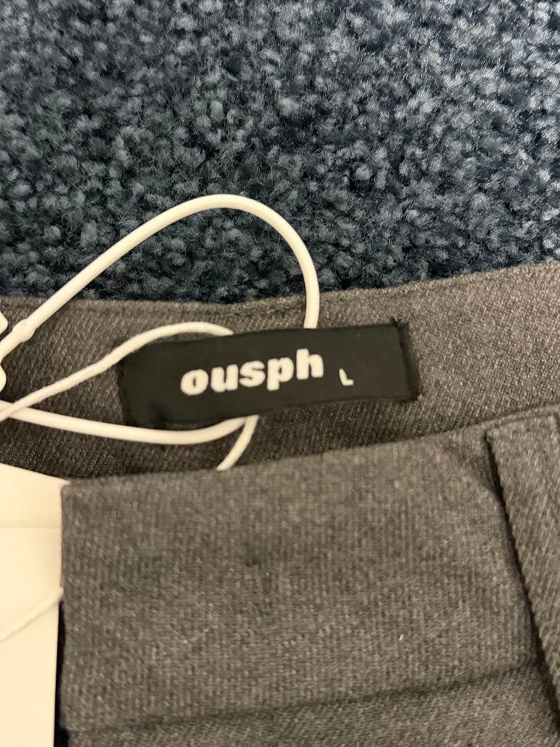 ousph ツータックスラックス　グレー