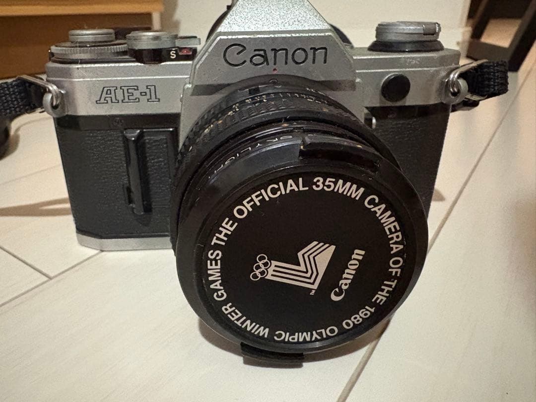 Canon AE-1 フィルム一眼レフカメラ／レンズ付き／動作未確認／現状品