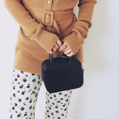 EDIT.FOR LULU エディットフォールル abc ミニレザーバッグ