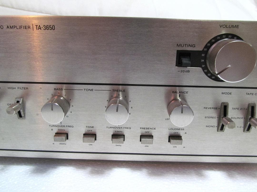 SONY TA-3650 軽整備済 プリメインアンプ ソニー 名機 ビンテージ