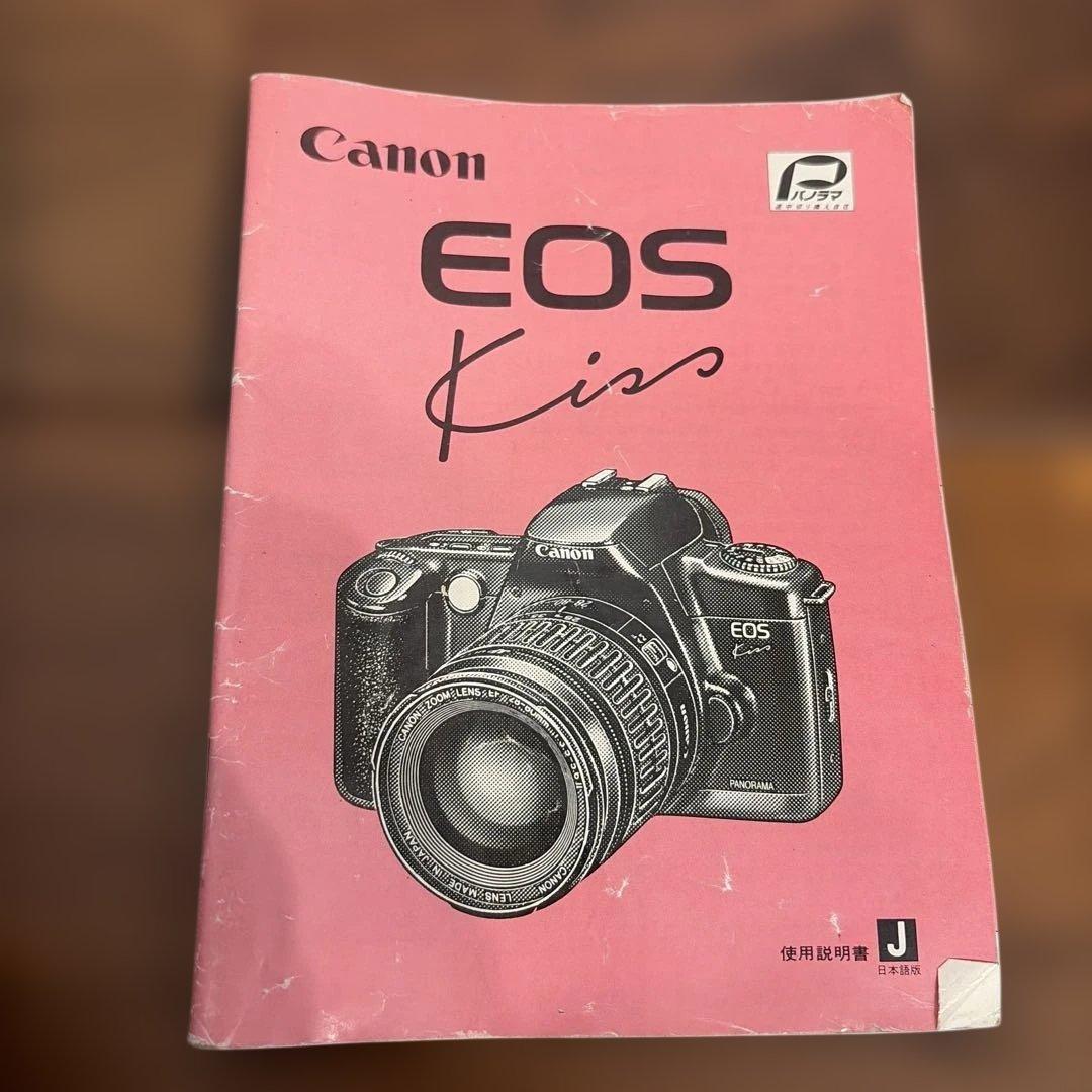 Canon EOS Kiss 一眼レフフィルムカメラ レンズ2本付き　動作確認済