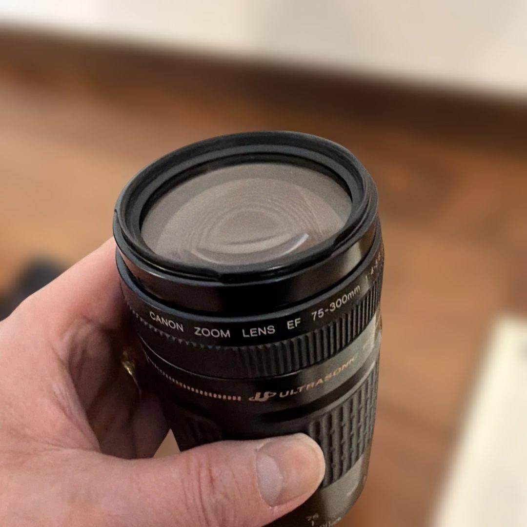 Canon EOS Kiss 一眼レフフィルムカメラ レンズ2本付き　動作確認済