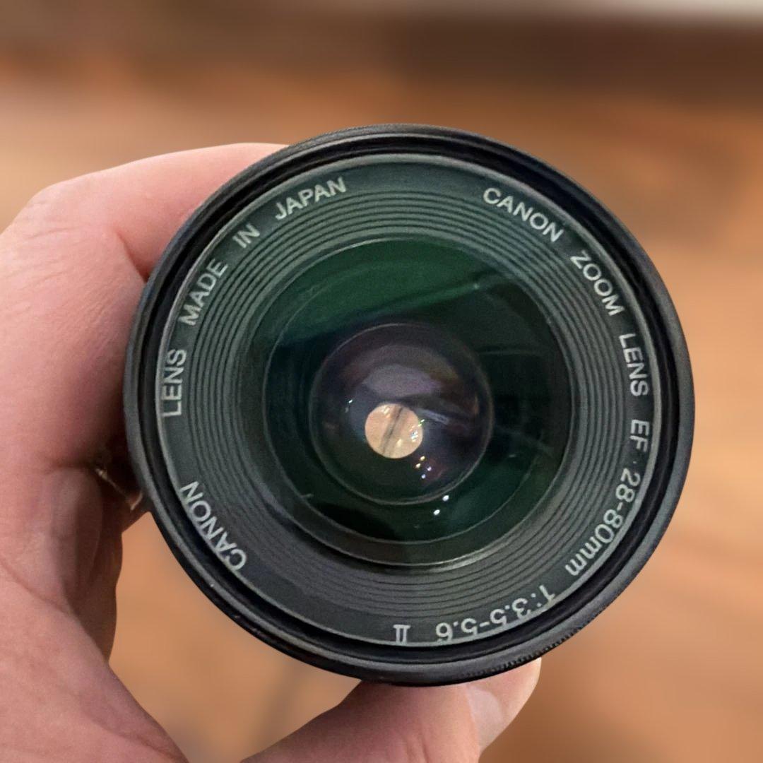 Canon EOS Kiss 一眼レフフィルムカメラ レンズ2本付き　動作確認済