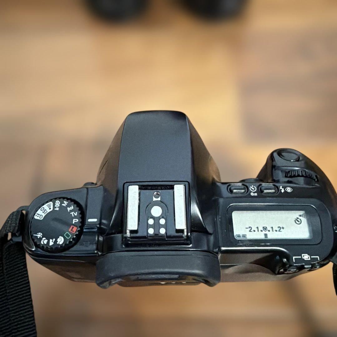 Canon EOS Kiss 一眼レフフィルムカメラ レンズ2本付き　動作確認済