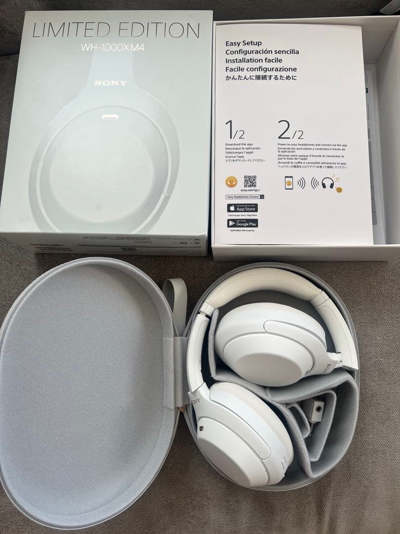 SONY WH-1000XM4 限定版 ホワイト ヘッドホン