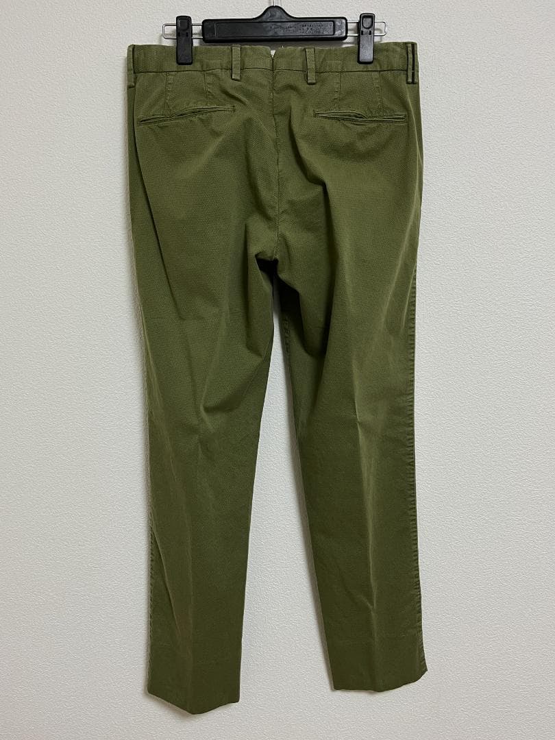PT01 TORINO オリーブカーキ パンツ スラックス 1プリーツ 446