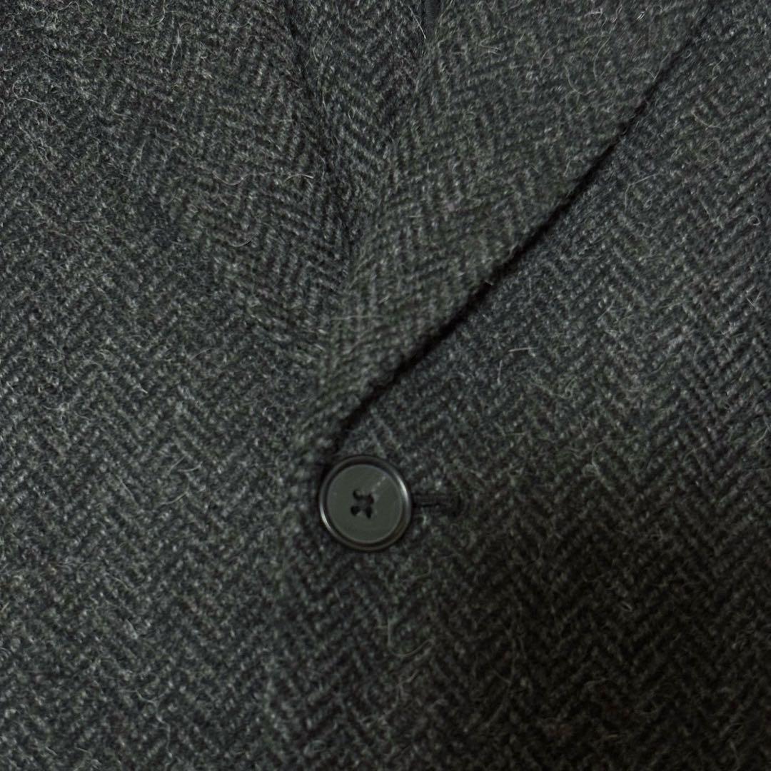 【なおりん】ポロラルフローレン　テーラードジャケット　グレー　ヘリンボーン