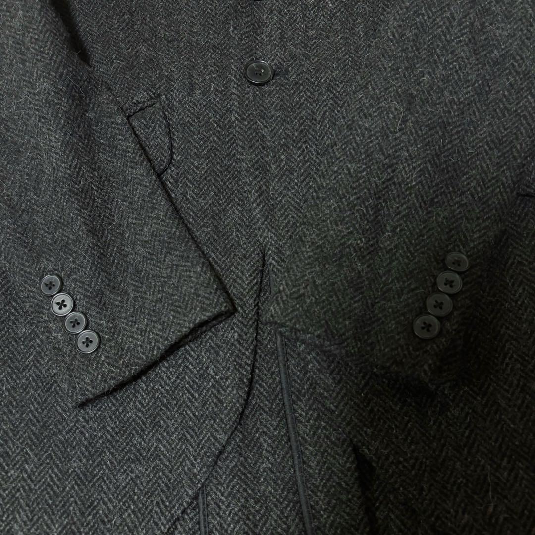 【なおりん】ポロラルフローレン　テーラードジャケット　グレー　ヘリンボーン