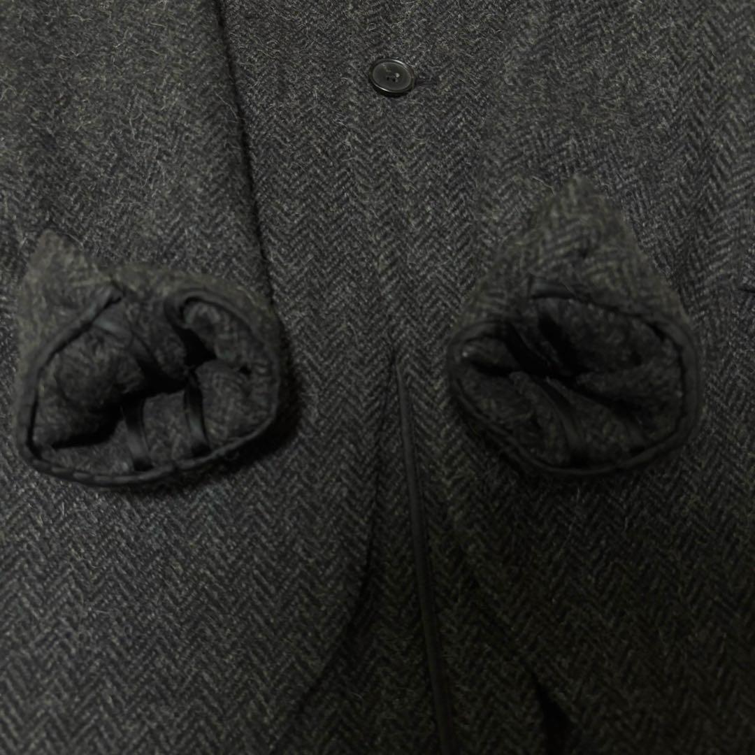 【なおりん】ポロラルフローレン　テーラードジャケット　グレー　ヘリンボーン
