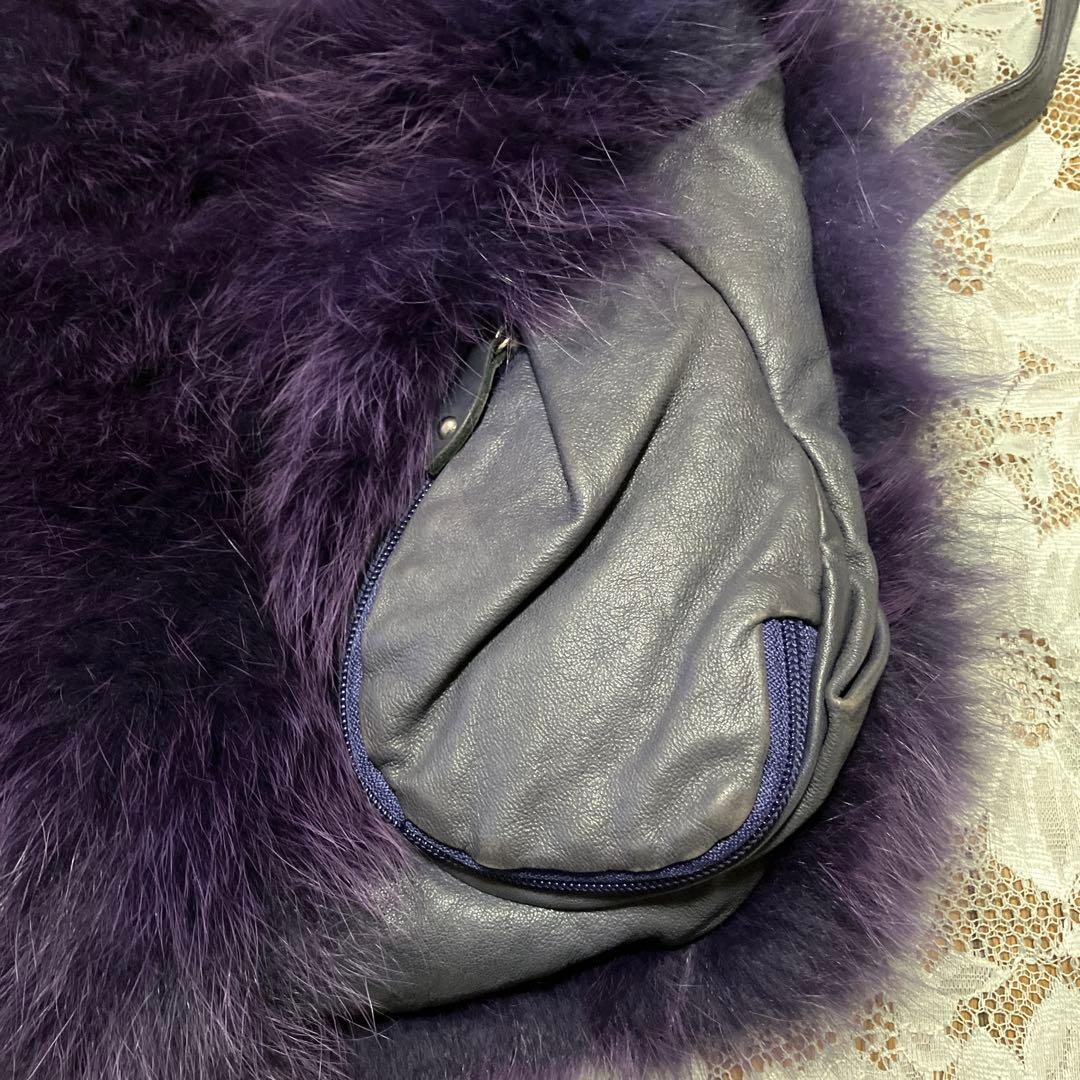 RISA Conte 艶々フォックス特大2wayバッグ イタリー製