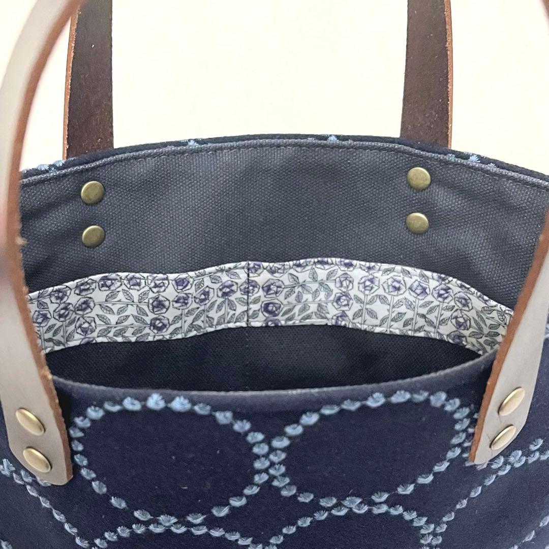 ミナペルホネン　ハンドメイド　トートバッグ