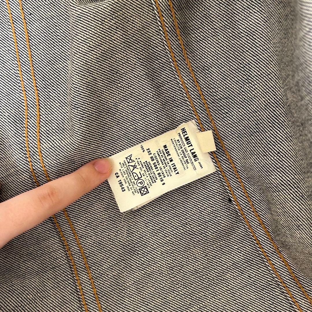 ベ*ー様 helmut lang デニムジャケット 本人期 CLASSIC DE