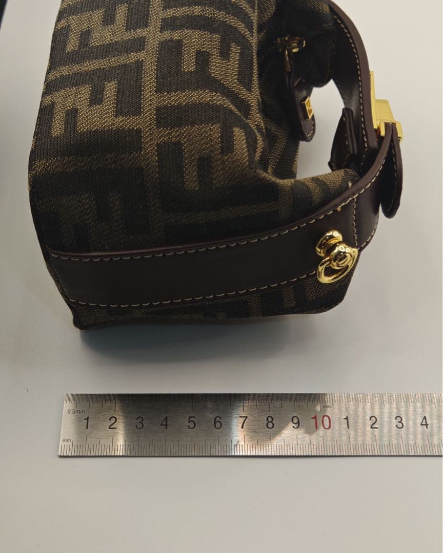 FENDI ズッカ柄 ミニハンドバッグ 2WAY ショルダーバッグ