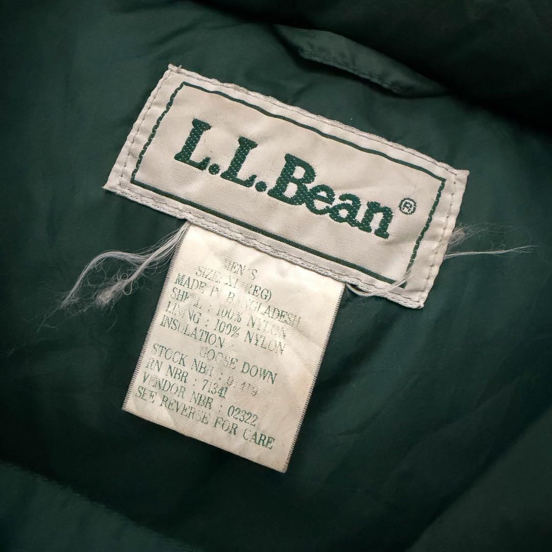 希少サイズ！80s 90s エルエルビーン ダウンベスト グースダウン XL