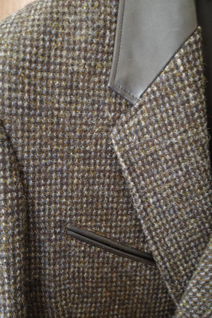 R*u様 LEMAIRE tweed leather tailored jack