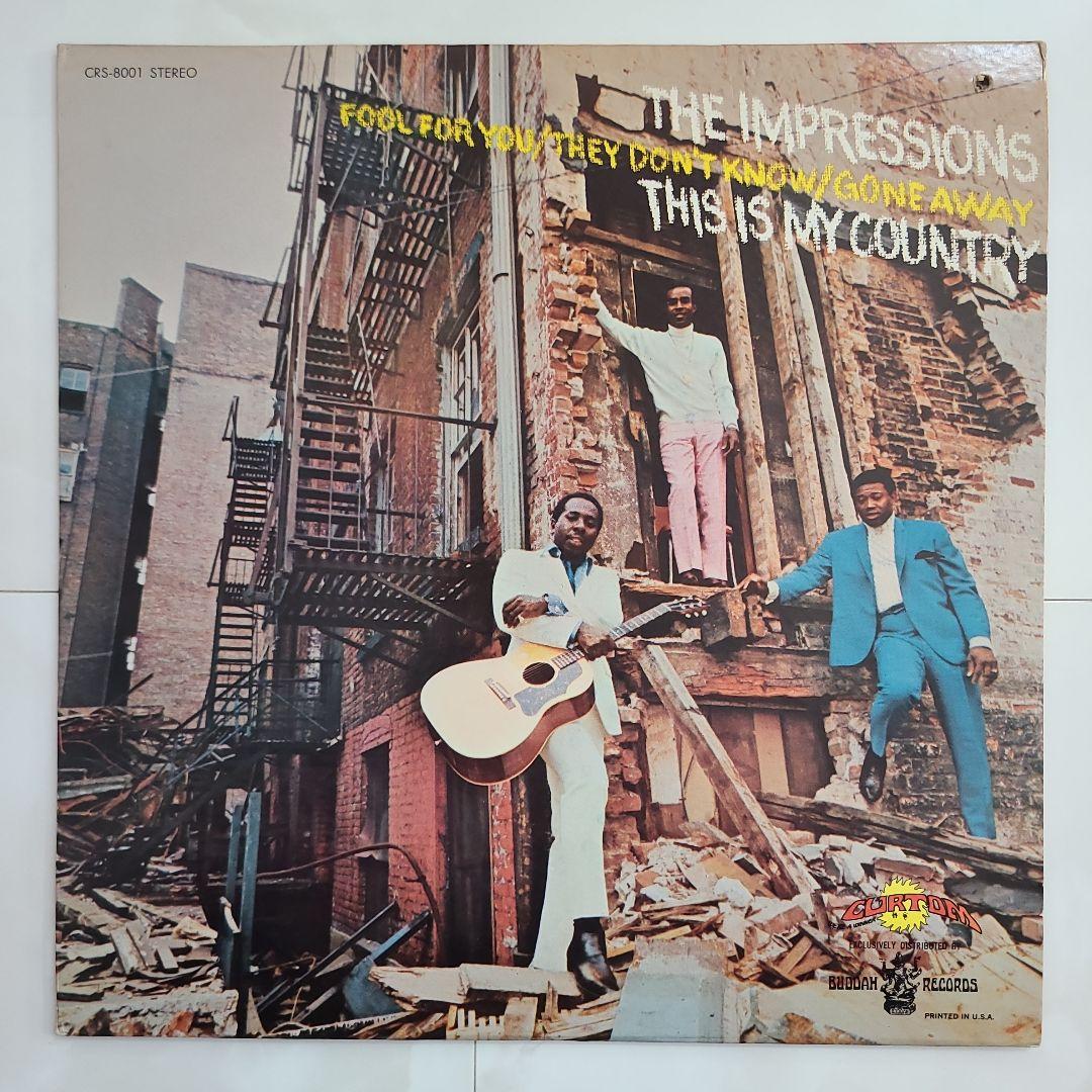 ★ＵＳオリジナル盤★『 THE IMPRESSIONS 』ＬＰ２枚セット