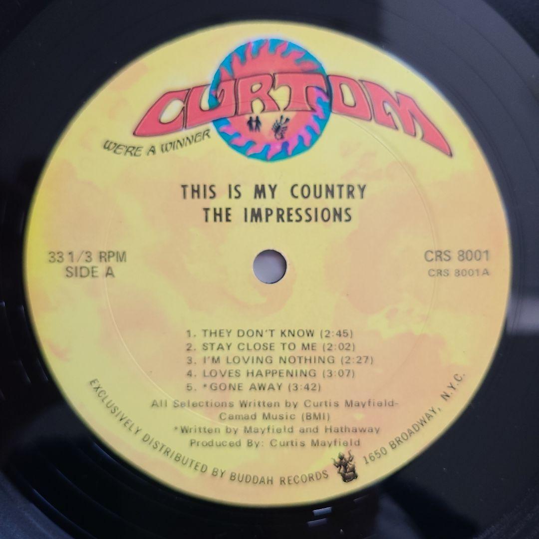 ★ＵＳオリジナル盤★『 THE IMPRESSIONS 』ＬＰ２枚セット