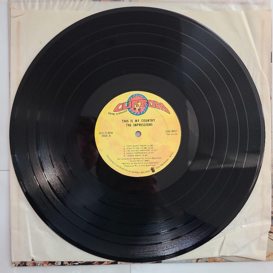 ★ＵＳオリジナル盤★『 THE IMPRESSIONS 』ＬＰ２枚セット