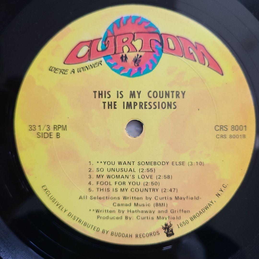 ★ＵＳオリジナル盤★『 THE IMPRESSIONS 』ＬＰ２枚セット