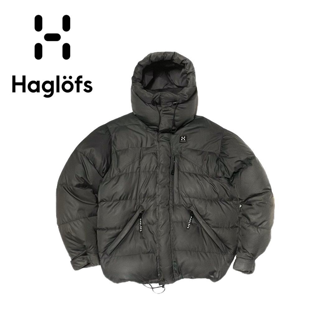 Haglöfs オールドホグロフス ダウンパーカー ジャケット グレー S