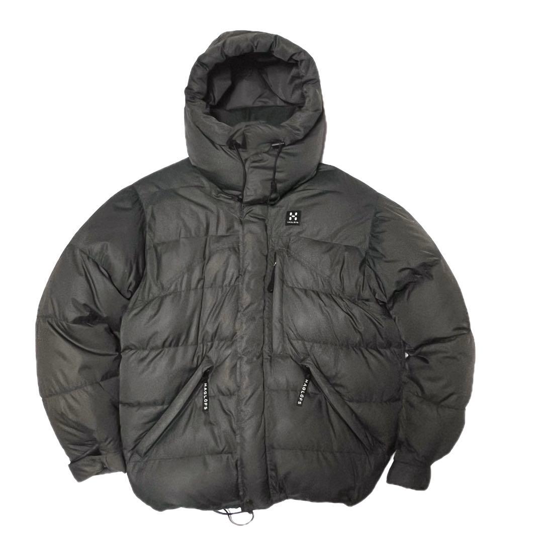Haglöfs オールドホグロフス ダウンパーカー ジャケット グレー S