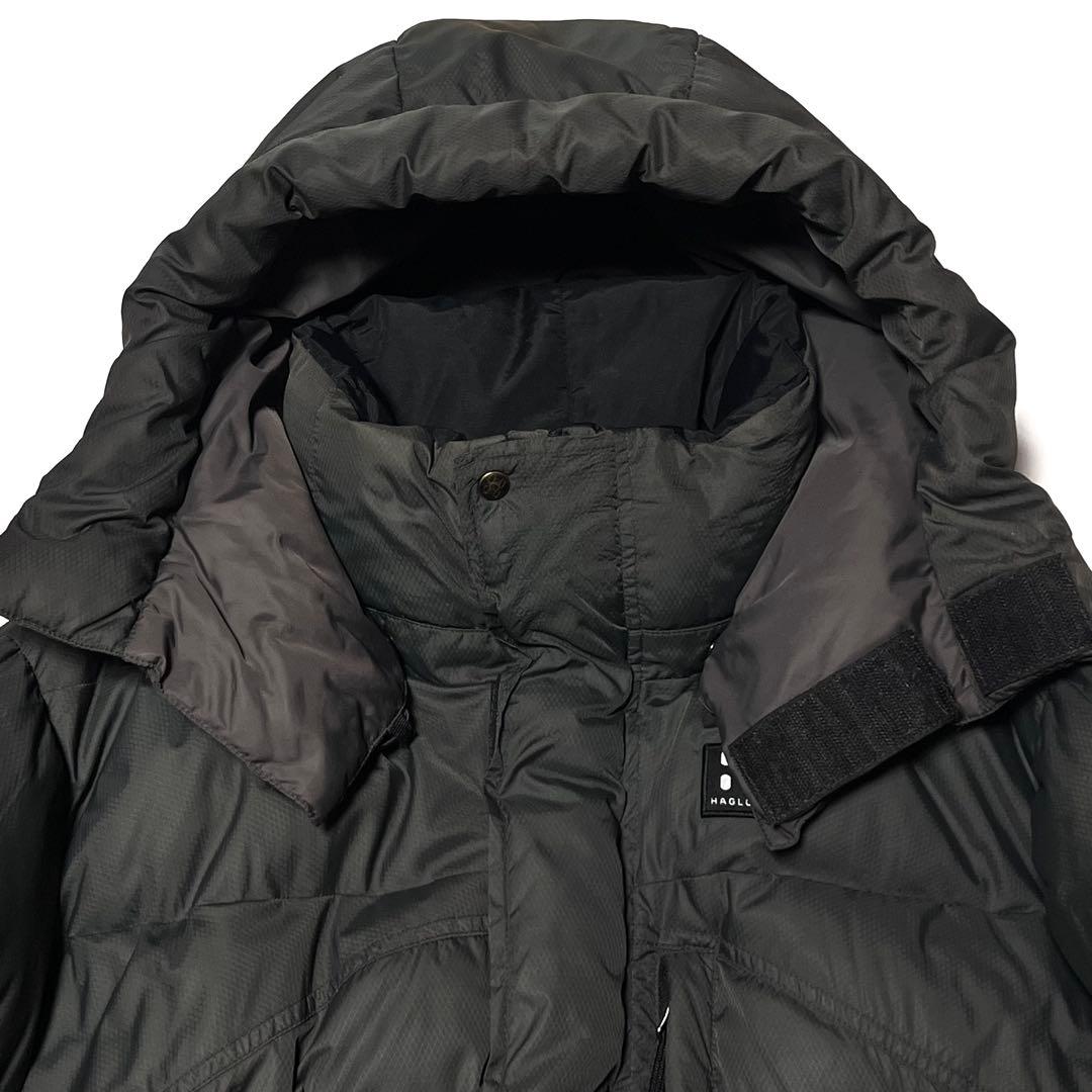Haglöfs オールドホグロフス ダウンパーカー ジャケット グレー S